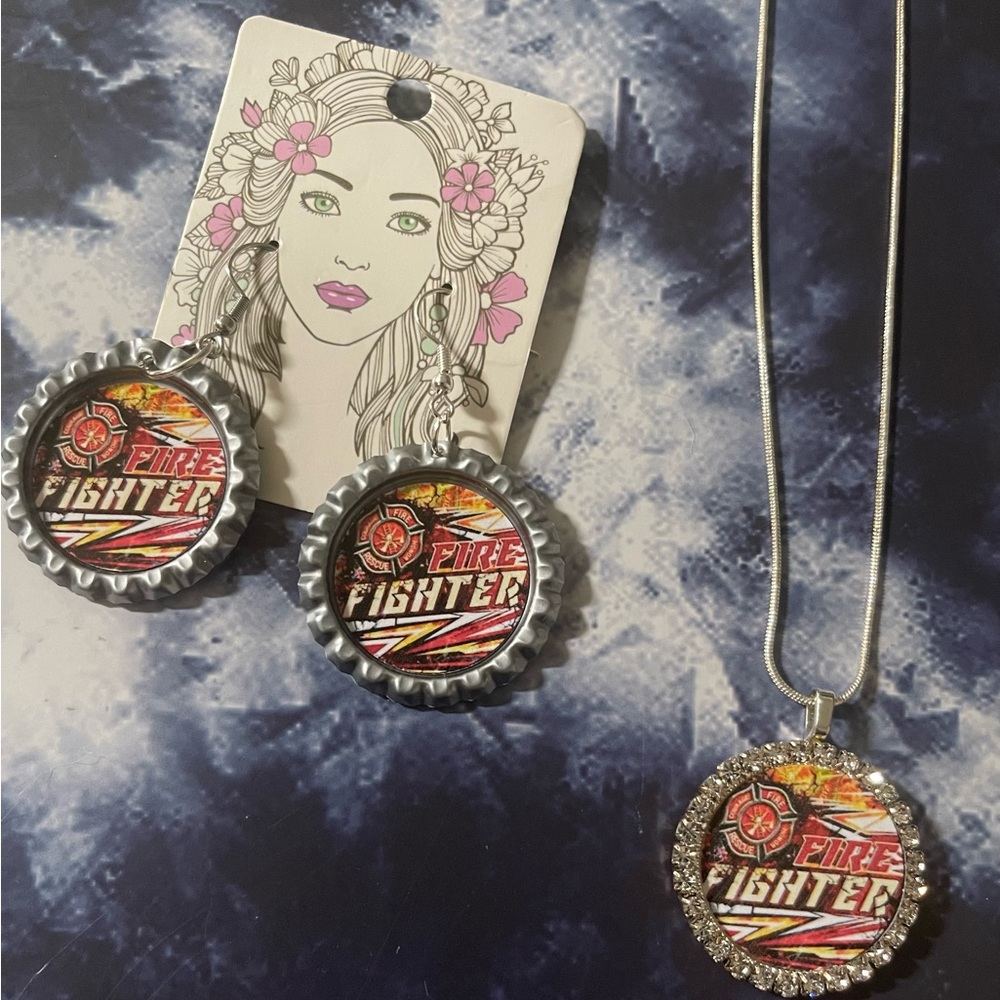 Fire fighter jewlery set